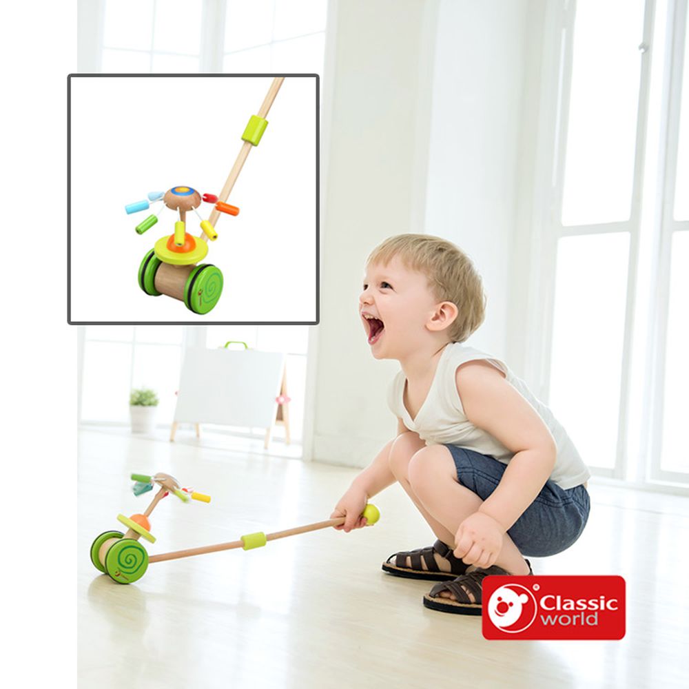 平衡七彩花朵推車《3305》