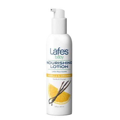 美國 Lafe's organic - 嬰兒潤膚乳液-香草柑橘-237ml