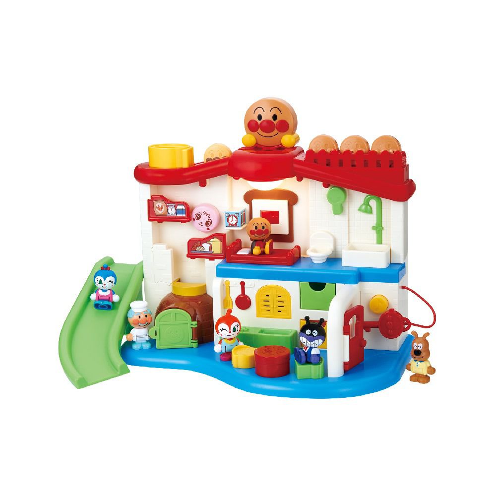 和好朋友一起玩～我的第一個麵包超人趣味小屋DX(2歲~)