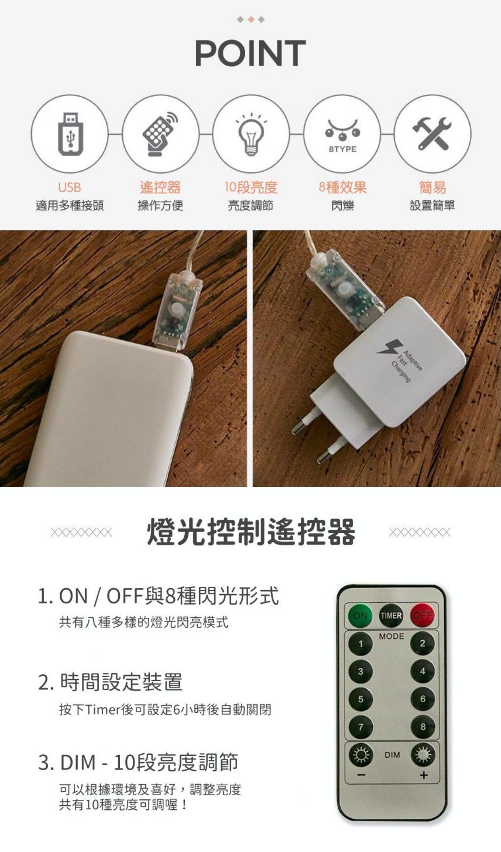 韓國 Bebe Deco - DIY聖誕樹/聖誕樹藤壁飾燈-銀白世界 (180cm)