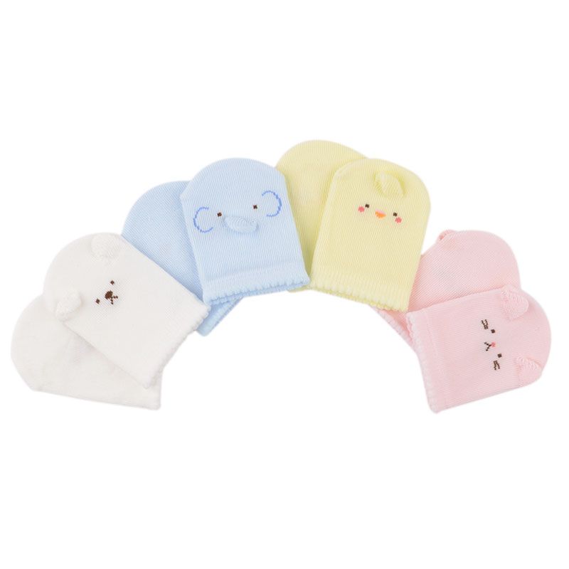 akachan honpo - 不易脫落手套-白熊-米白色 (50cm)