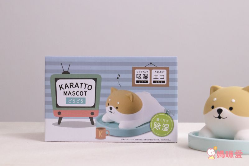 日本 DECOLE - 療癒環保除濕除臭擺飾(可重複使用)-懶洋洋 兔子