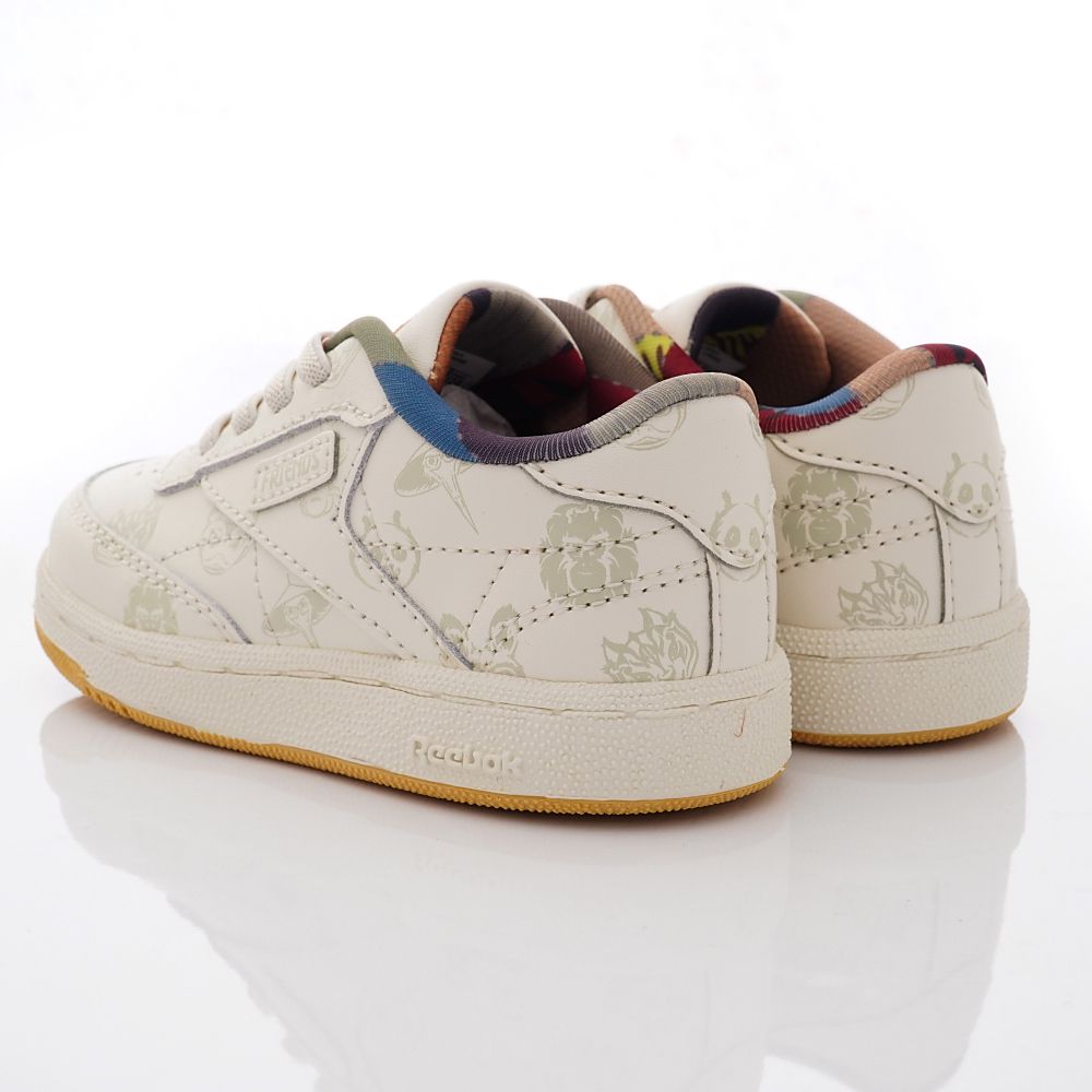 REEBOK - 功夫熊貓聯名經典鞋款01205系列(小童段)-米白
