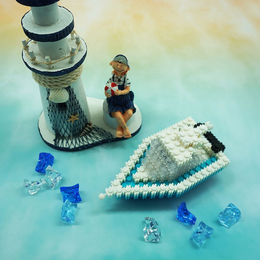 韓國 Color Story - 免燙拼豆包-3D立體遊艇(10mm)