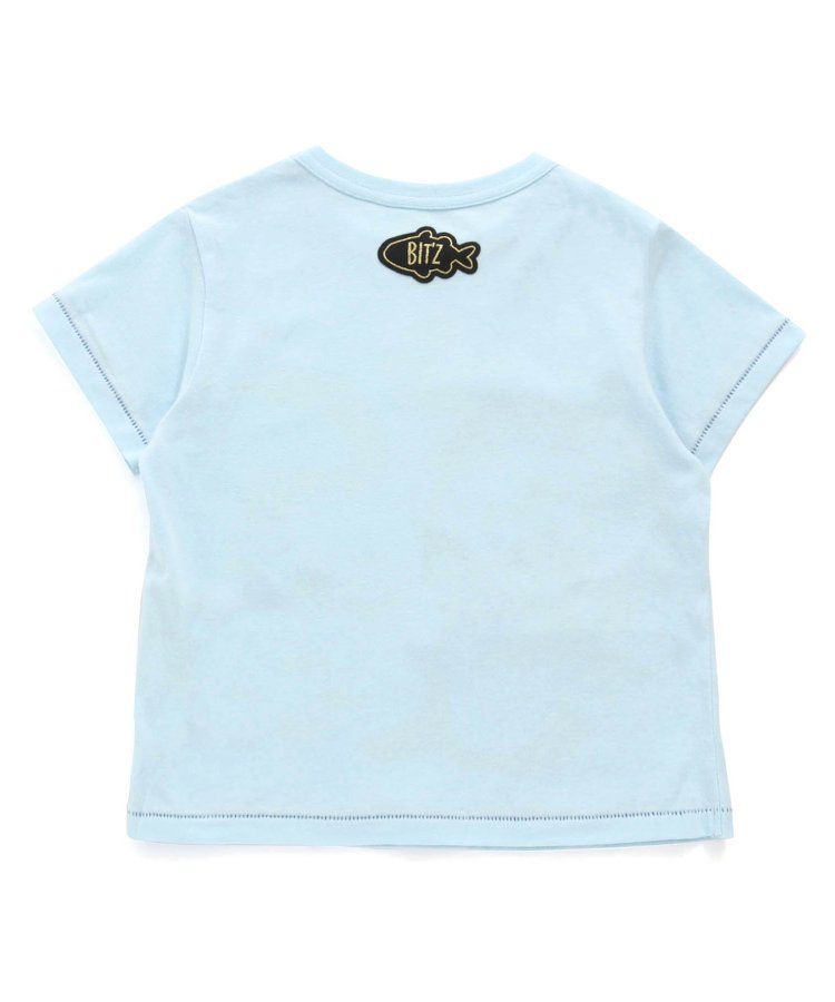 日本 BIT'Z - 收闔造型！動物躲貓貓短袖上衣-美洲獅-萊姆