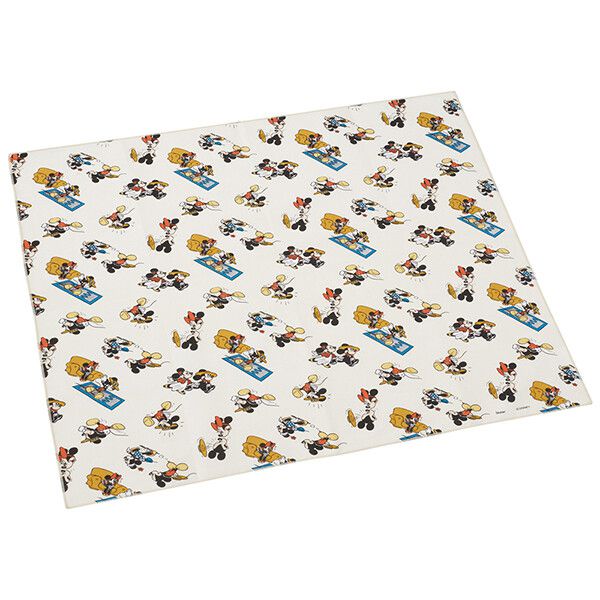 日本 SKATER 代購 - 日本製純棉餐盒包巾/風呂敷-黑貓吉吉與麵包 (52x52cm)