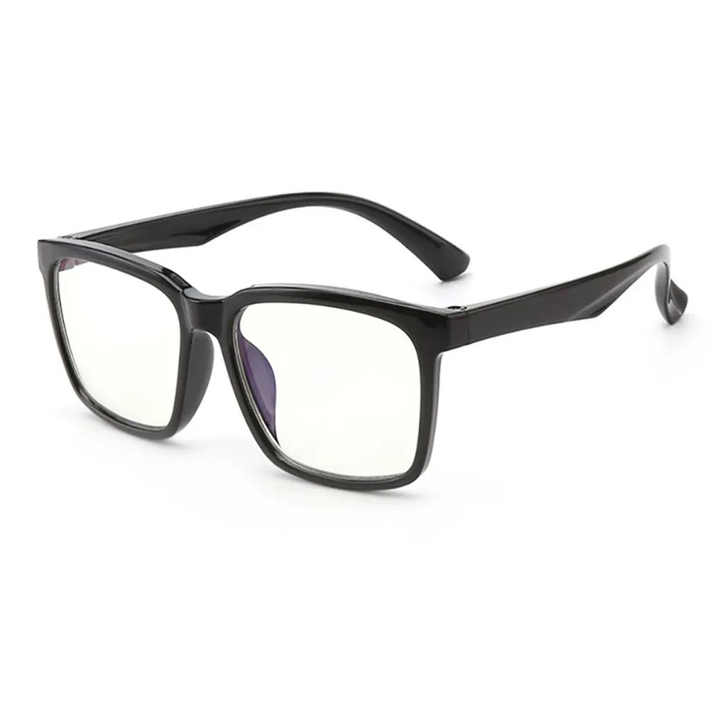 ALEGANT - 小鹿黑兒童專用輕量矽膠彈性方框UV400濾藍光眼鏡