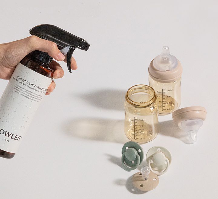 韓國 LOWLES - (1+1)食品級無患子廚房油污洗潔劑-正裝+補充包