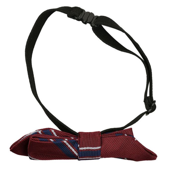 akachan honpo - 長袖襯衫-附領結-深藍色