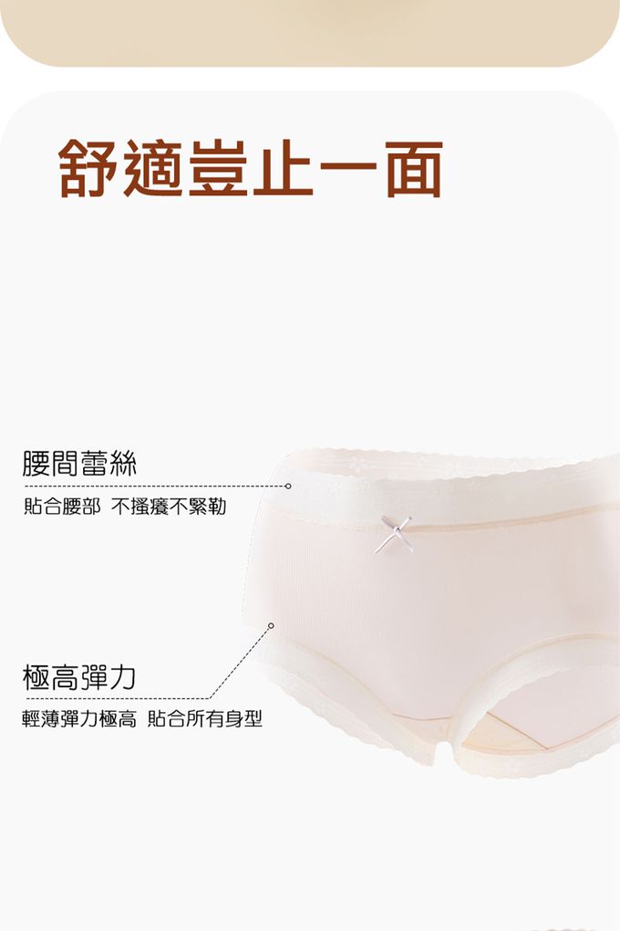 香茉 CHANMODE - 雲端呼吸冰透蠶絲涼內褲-白色/灰色/綠色/藍色/咖啡色/粉紅色