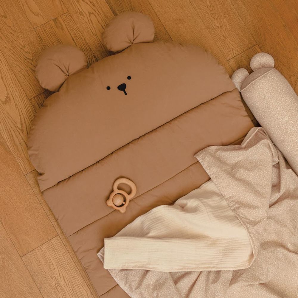 韓國 Hello HiZoo - 手工製純棉柔感便攜式動物兒童睡袋(枕頭+睡墊+被子)-Hi Bear 熊熊