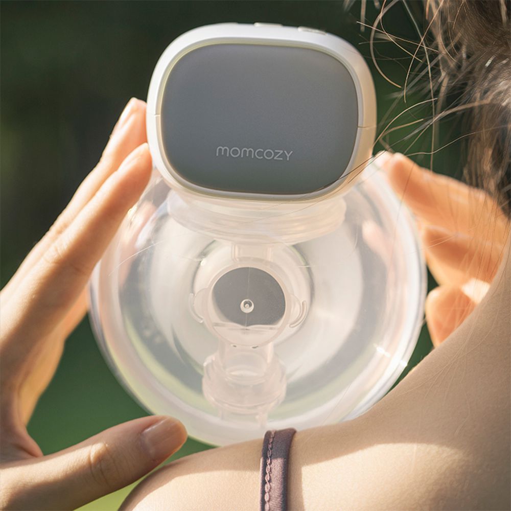 S9 Pro 超長續航 免手持穿戴式電動吸乳器 (贈3尺寸襯墊)-灰色