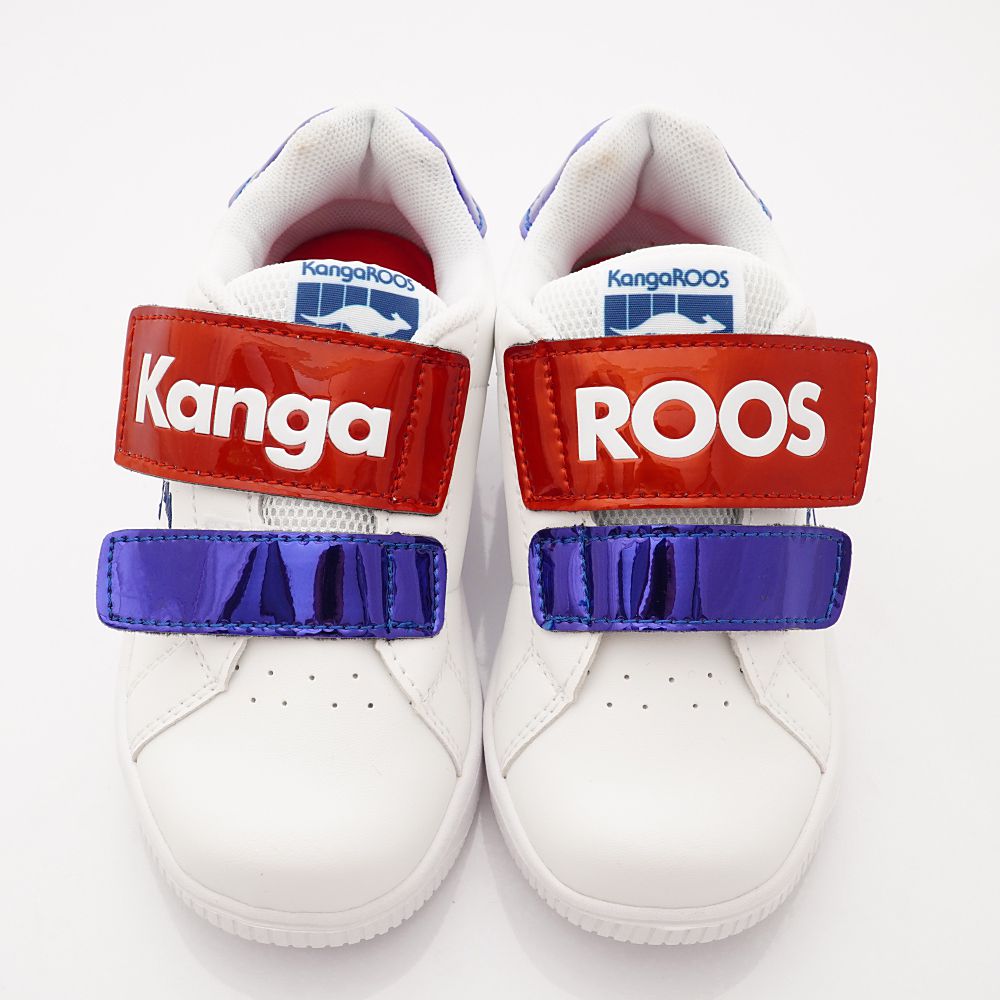 KangaROOS - 金屬記憶鞋墊板鞋(中小童段)-白藍紅