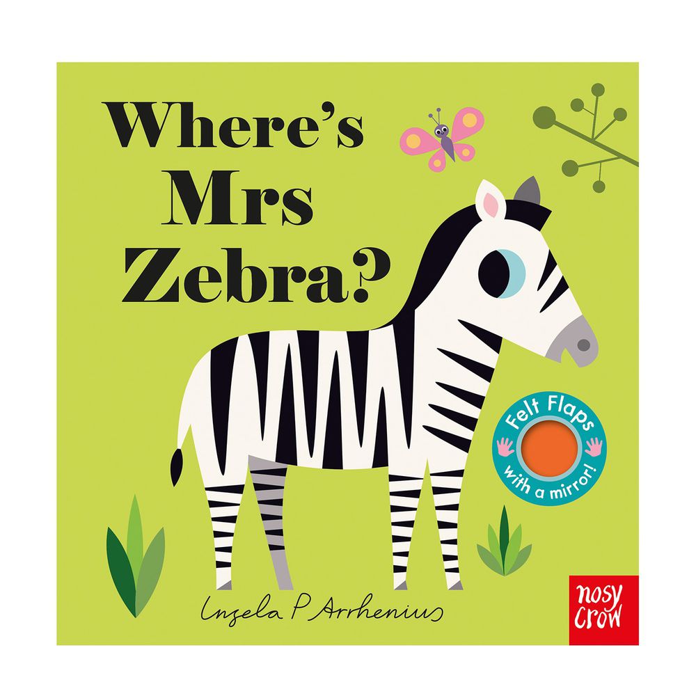不織布翻翻書-Where's Mrs Zebra?