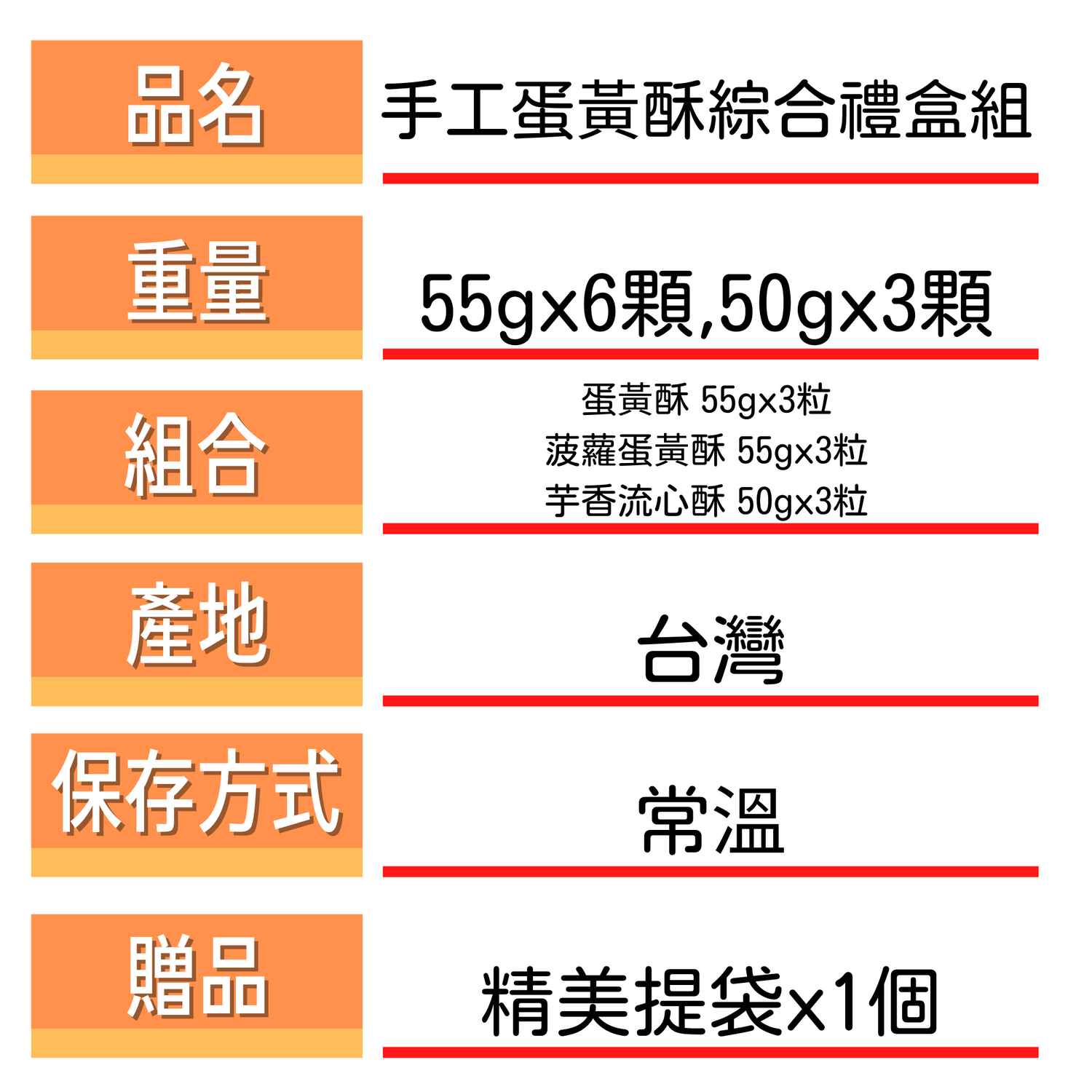 【國宴主廚温國智】 - 手工蛋黃酥綜合禮盒組 9入/盒-蛋黃酥 55gx3粒/條、菠蘿蛋黃酥 55gX3粒/條、芋香流心酥 50gx3粒/條，共9粒/3條/盒
