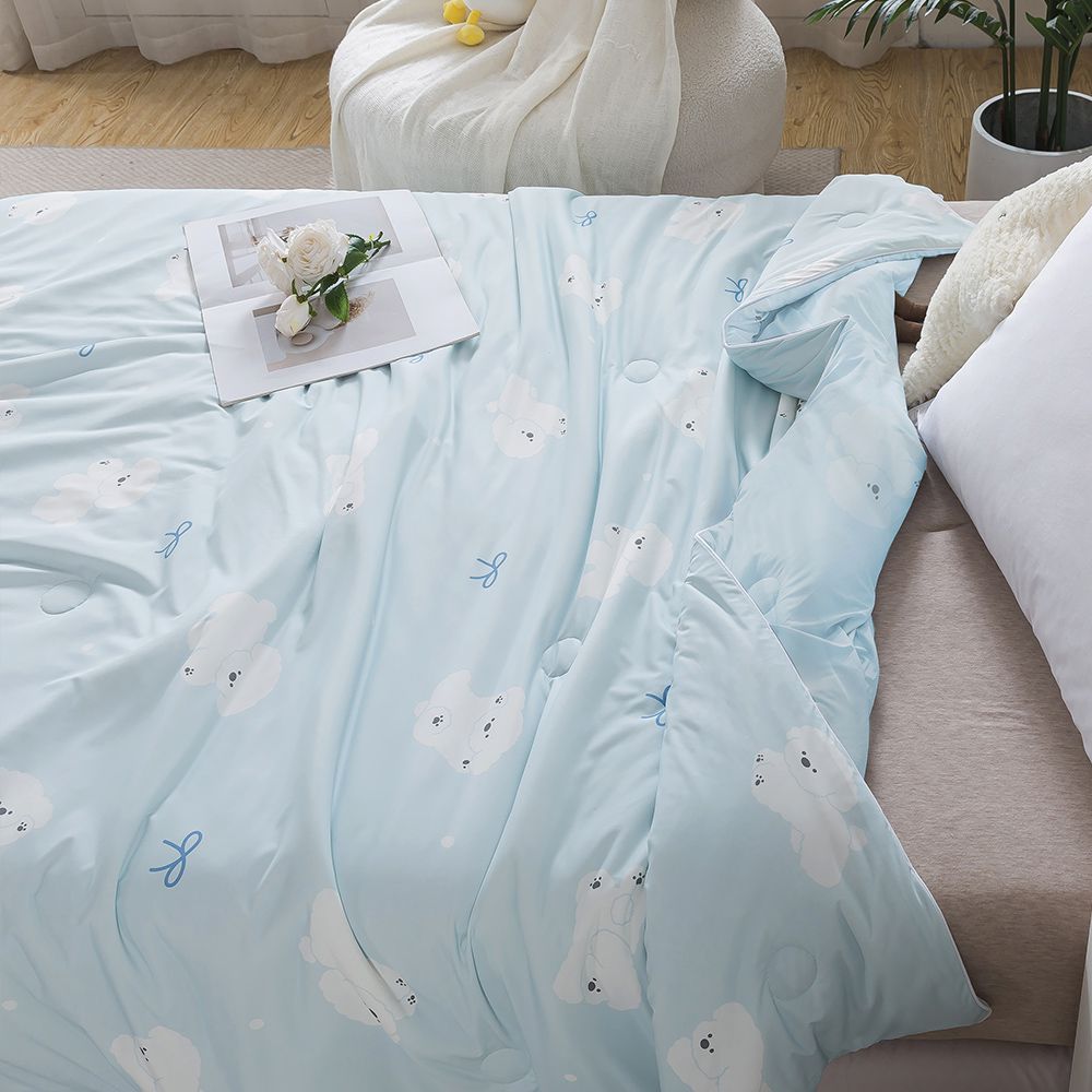 兒童極致涼感抱冰被-比熊寶貝 (100x120cm)