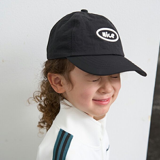 日本 b-ROOM - 時尚休閒棒球帽-Nice-米白 (F)