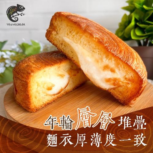 洋卡龍-牛奶年輪麵包-120g/袋*1入