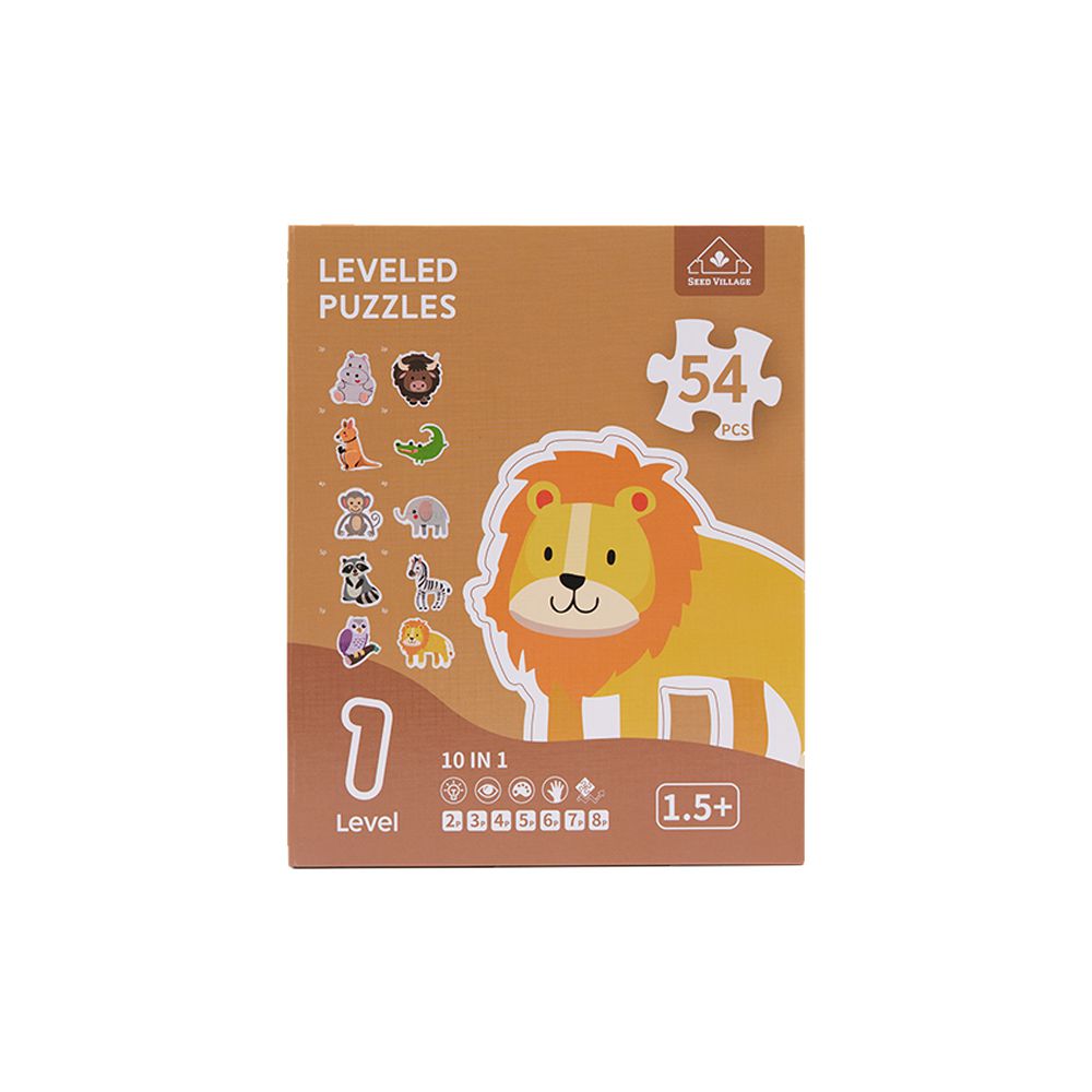 兒童益智拼圖 第一階段 動物好朋友