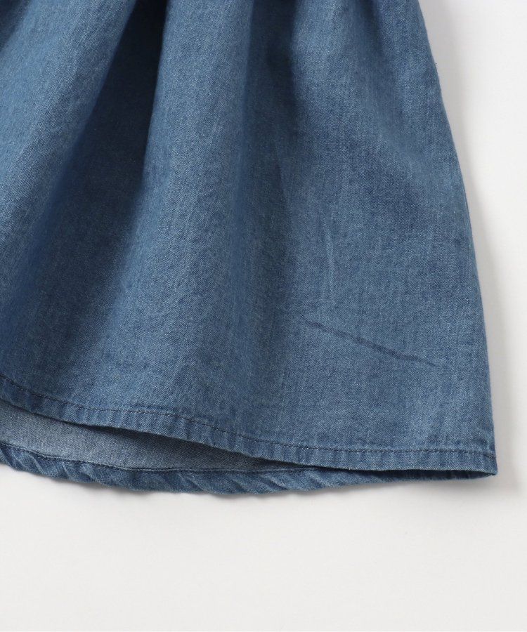 日本 apres les cours - FILA聯名 刺繡logo拼接假二件洋裝-白x酒紅