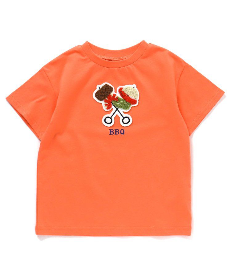 日本 BREEZE - 暑假來了立體印花短袖上衣-甲蟲-撞色袖黃