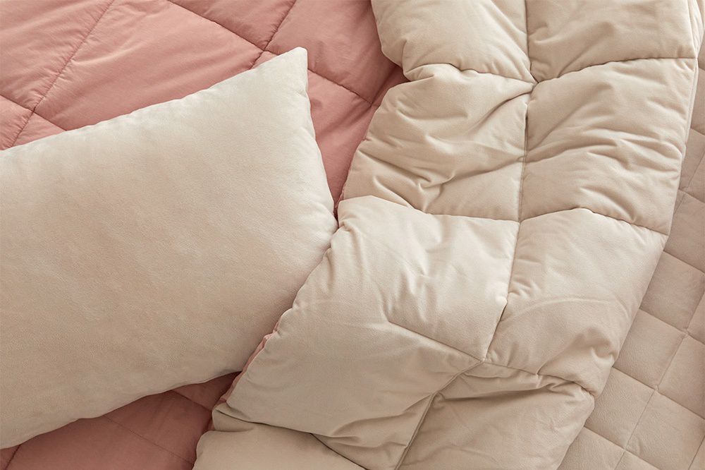 韓國 Maatila - 可水洗刷毛高密度60支棉棉被-玫瑰拿鐵