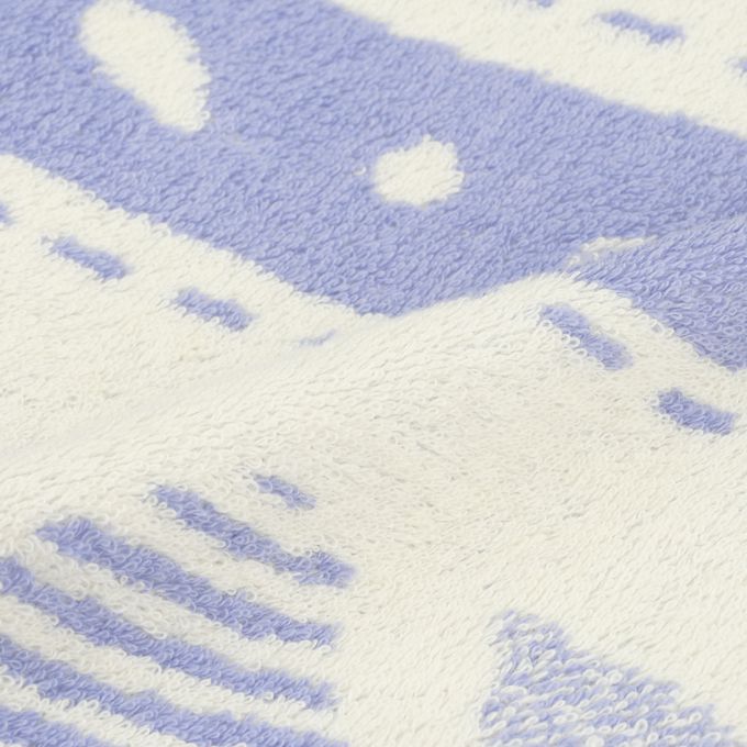 akachan honpo - 洗臉巾-熊貓-灰色 (34ｘ80cm)