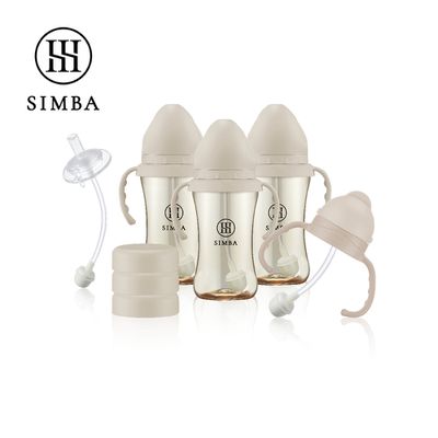 Simba 小獅王辛巴 - 學喝水神器全能套組-杏茶
