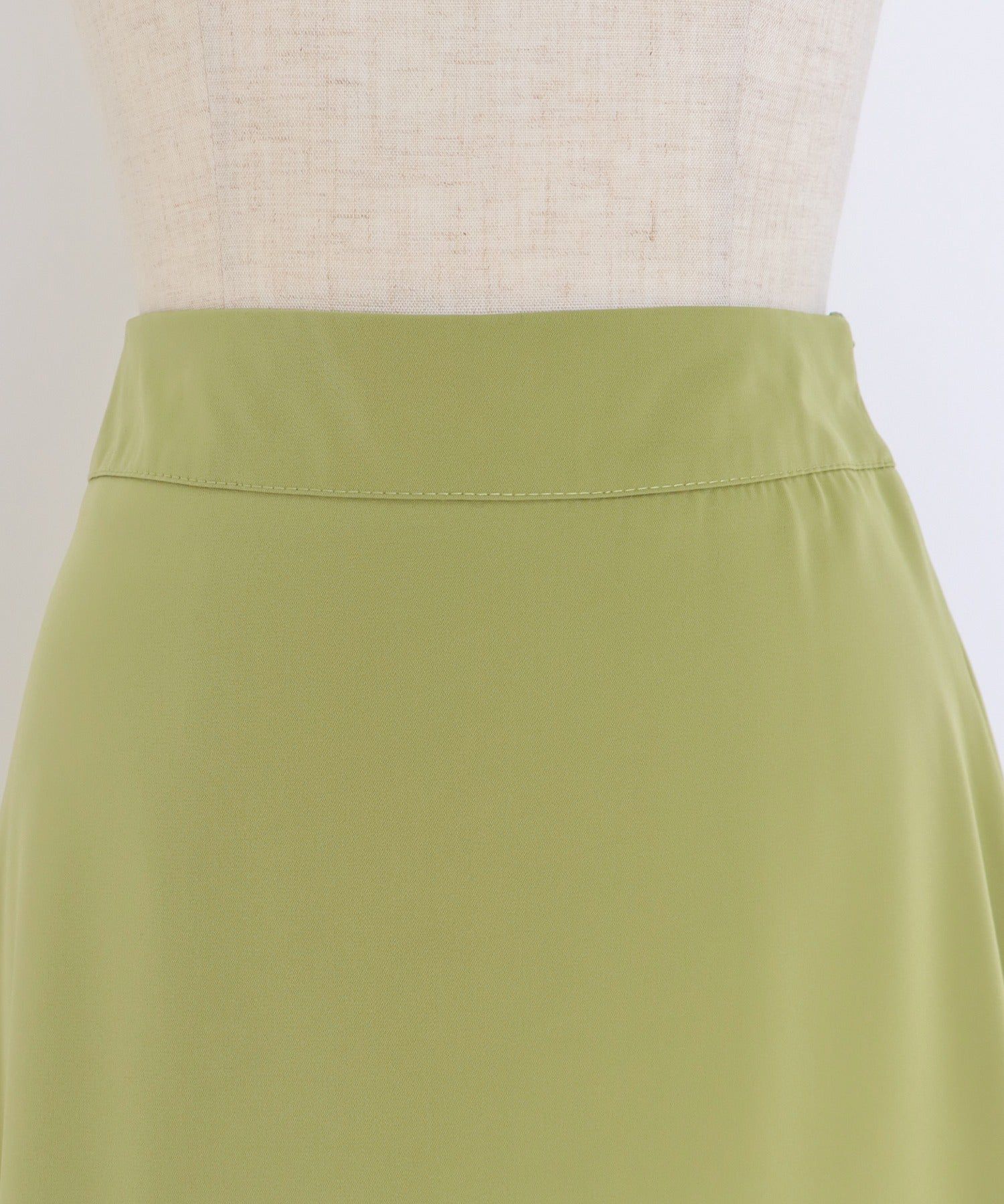 日本 BLUE EAST - [熱銷推薦] 甜美百搭修身剪裁長裙-果綠