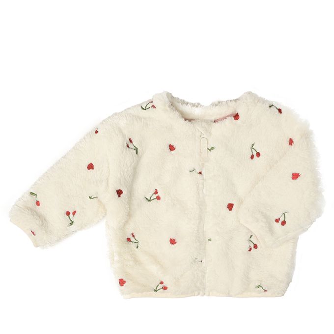 akachan honpo - 刷毛夾克-米白色