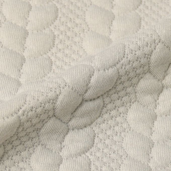 akachan honpo - 長袖休閒上衣-下擺拼接-灰色