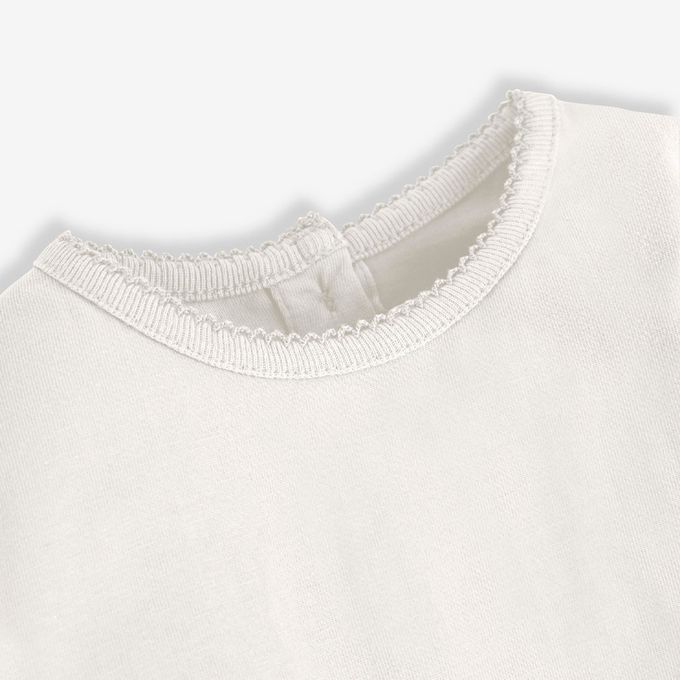 英國 JoJo Maman BeBe - 幼/兒童100%純棉長袖上衣 3 件組(可當內搭)-紫羅蘭