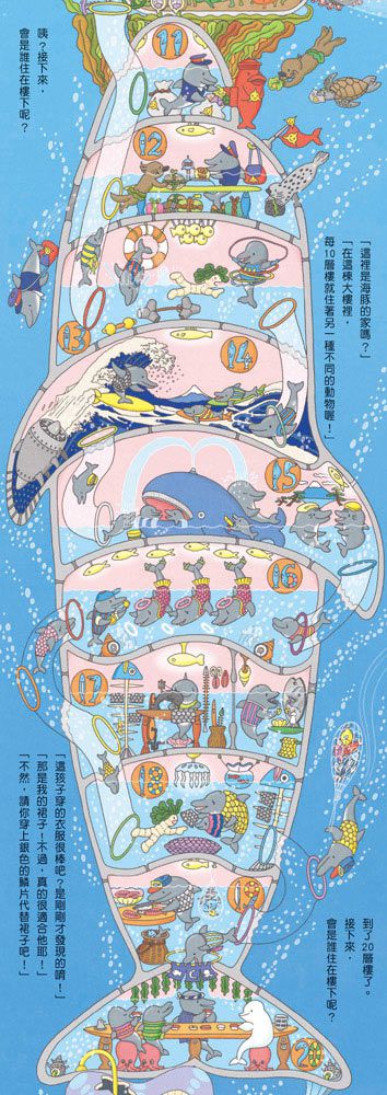 小魯文化 - 【100層樓繪本迷你版全收集】-100層樓的家 迷你版(二版)＋地下100層樓的家 迷你版(二版)＋海底100層樓的家 迷你版(二版)＋天空100層樓的家 迷你版