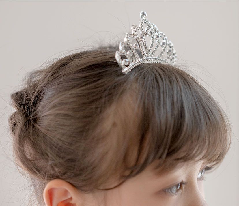 日本 Catherine Cottage - 閃閃發亮華麗皇冠髮飾-A款