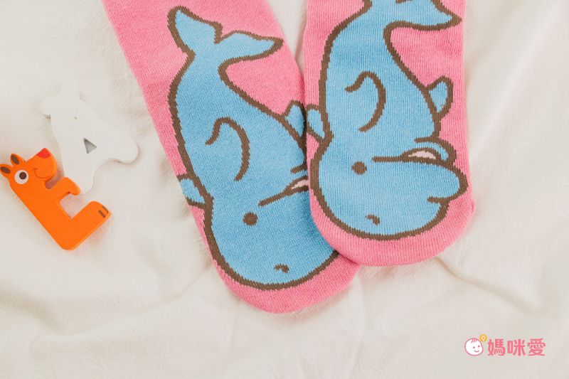 日本 aehwa - 地球的朋友 印花大人襪(媽媽)-花園鰻-水藍 (23~25cm)