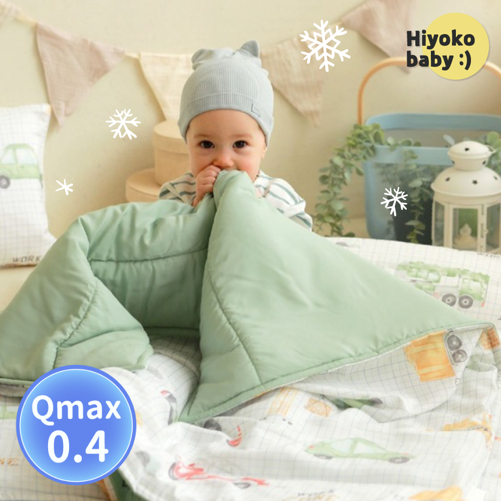 Qmax0.4涼感加大睡袋❄︎【韓國 Hiyokobaby】幼兒園老師嚴選推薦！