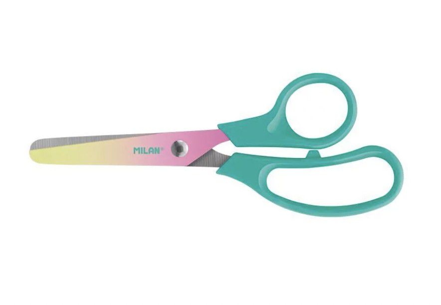 MILAN - 兒童安全剪刀-雲彩朵朵-綠