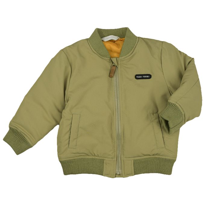 akachan honpo - 鋪棉外套-軍綠色