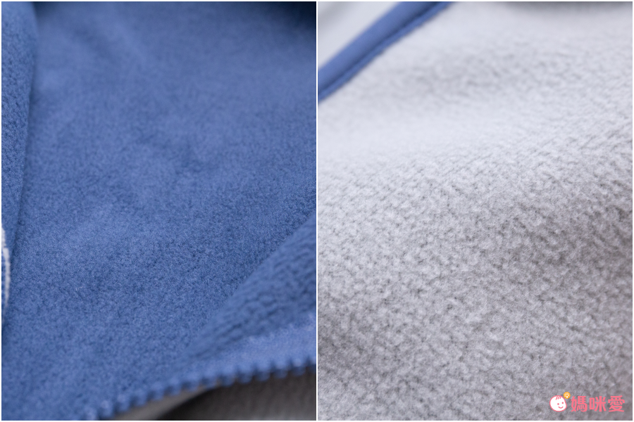 MAMDADKIDS - 搖粒絨保暖背心-小熊-藍色