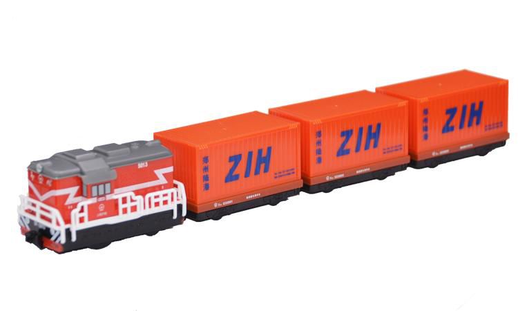 鐵支路模型 - 東風7C歐班列(鄭州)迴力列車