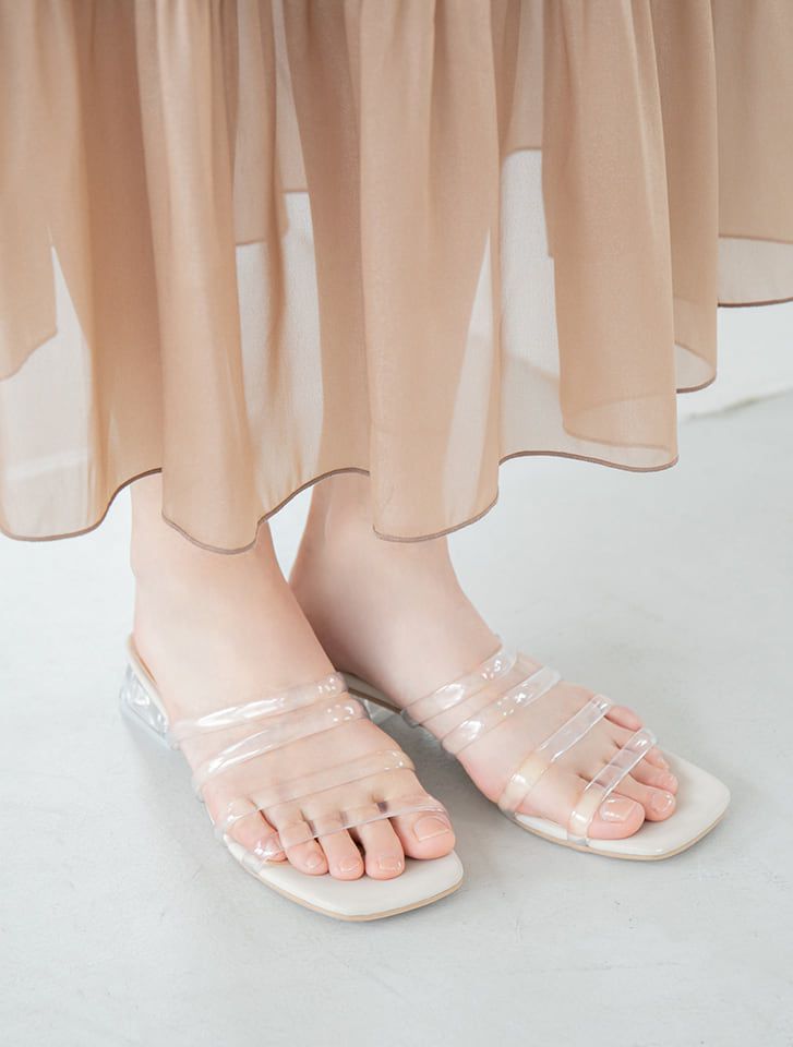 日本 fifth - 小清新三層蛋糕雪紡長裙-摩卡