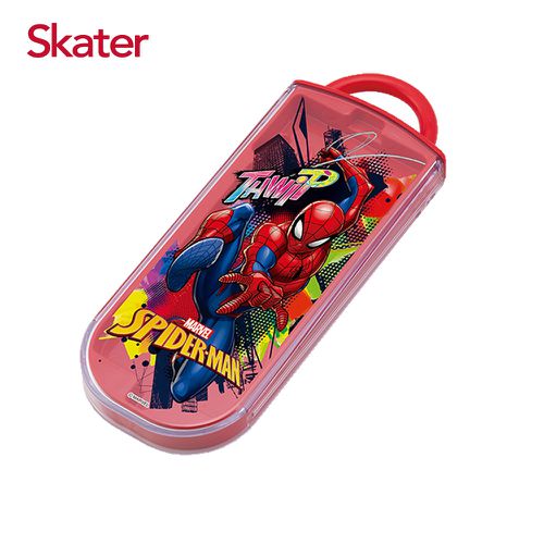 銀離子三件餐具組-Spiderman