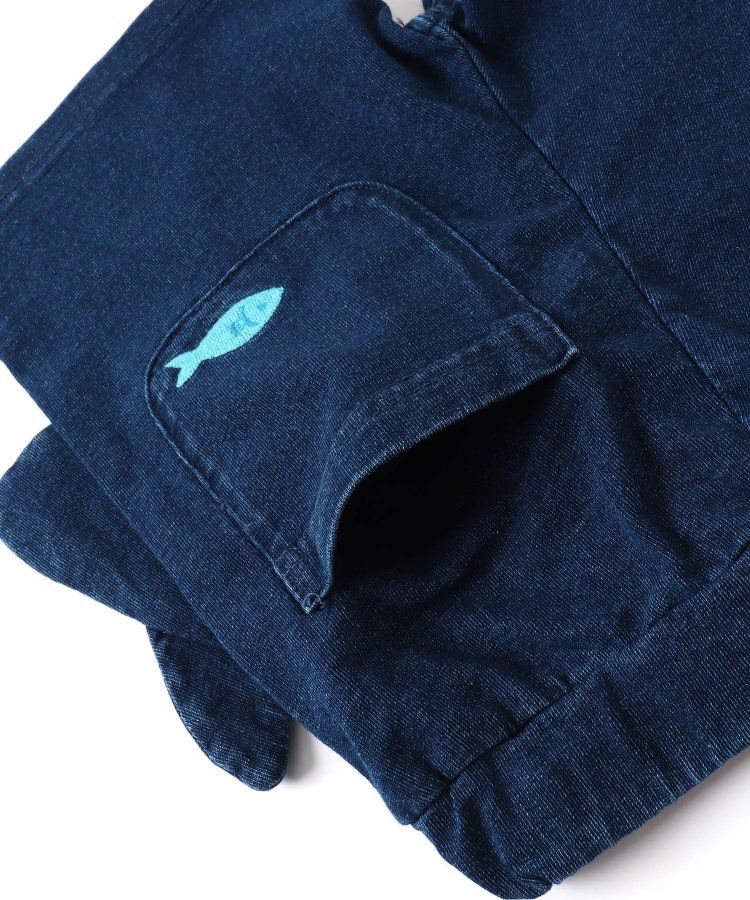 日本 BIT'Z - 動物造型大口袋短褲-美洲獅-寶石綠