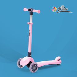 Slider 滑來滑趣 - 三輪折疊滑板車-K652-粉