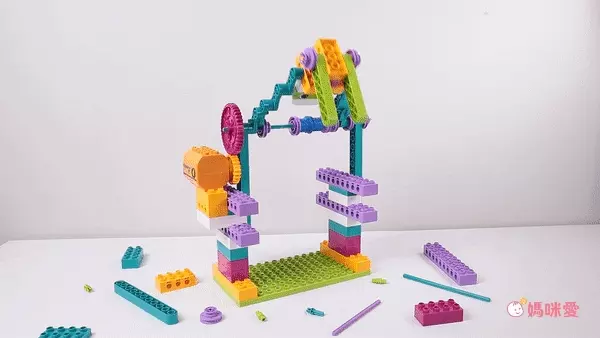 昌兒 - 幼兒動力積木教育套裝(含收納盒)