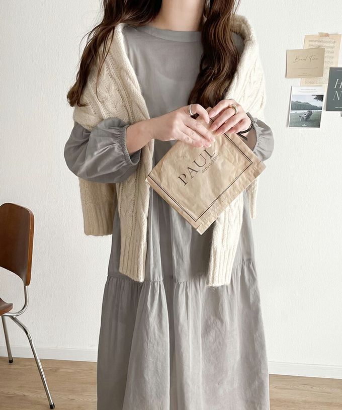 日本 Classical Elf - 2way前後穿 純棉輕透開襟襯衫洋裝-白