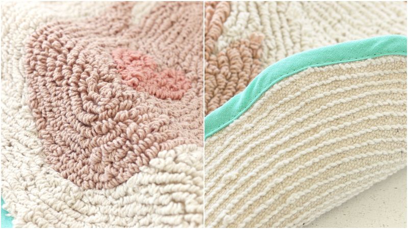 日本 TOMO - 可愛動物打哈欠腳踏墊-老虎 (約46×52cm)