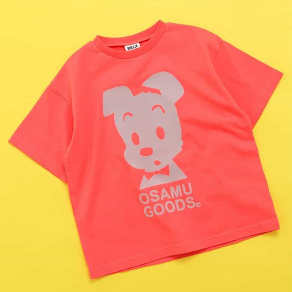 限量OSAMU GOODS 短袖上衣-橘紅