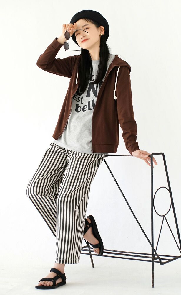 日本 zootie - 抗透汗 純棉抗UV防曬外套-靛藍