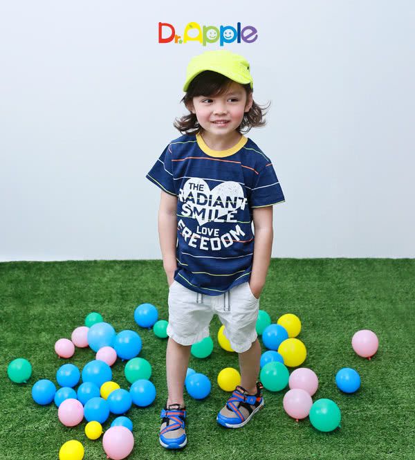 Dr. Apple - 機能童鞋-個性輕量透氣休閒童鞋-藍